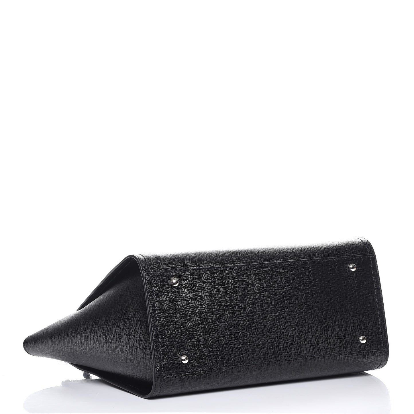 Caviar Small Studded Deauville Tote Black