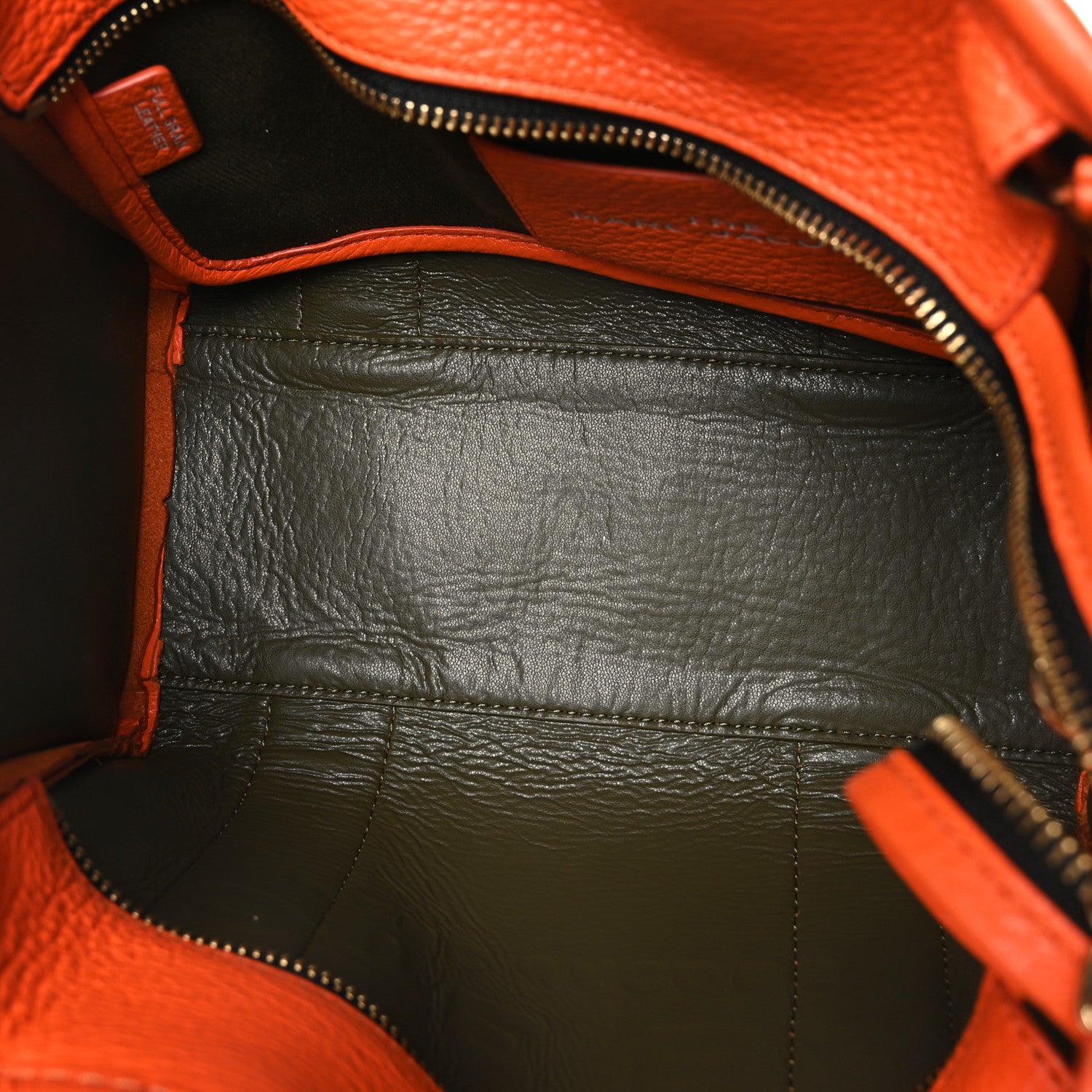 Marc Jacobs Grained Calfskin Small The Tote Bag Dragon Fire 6 of 11
