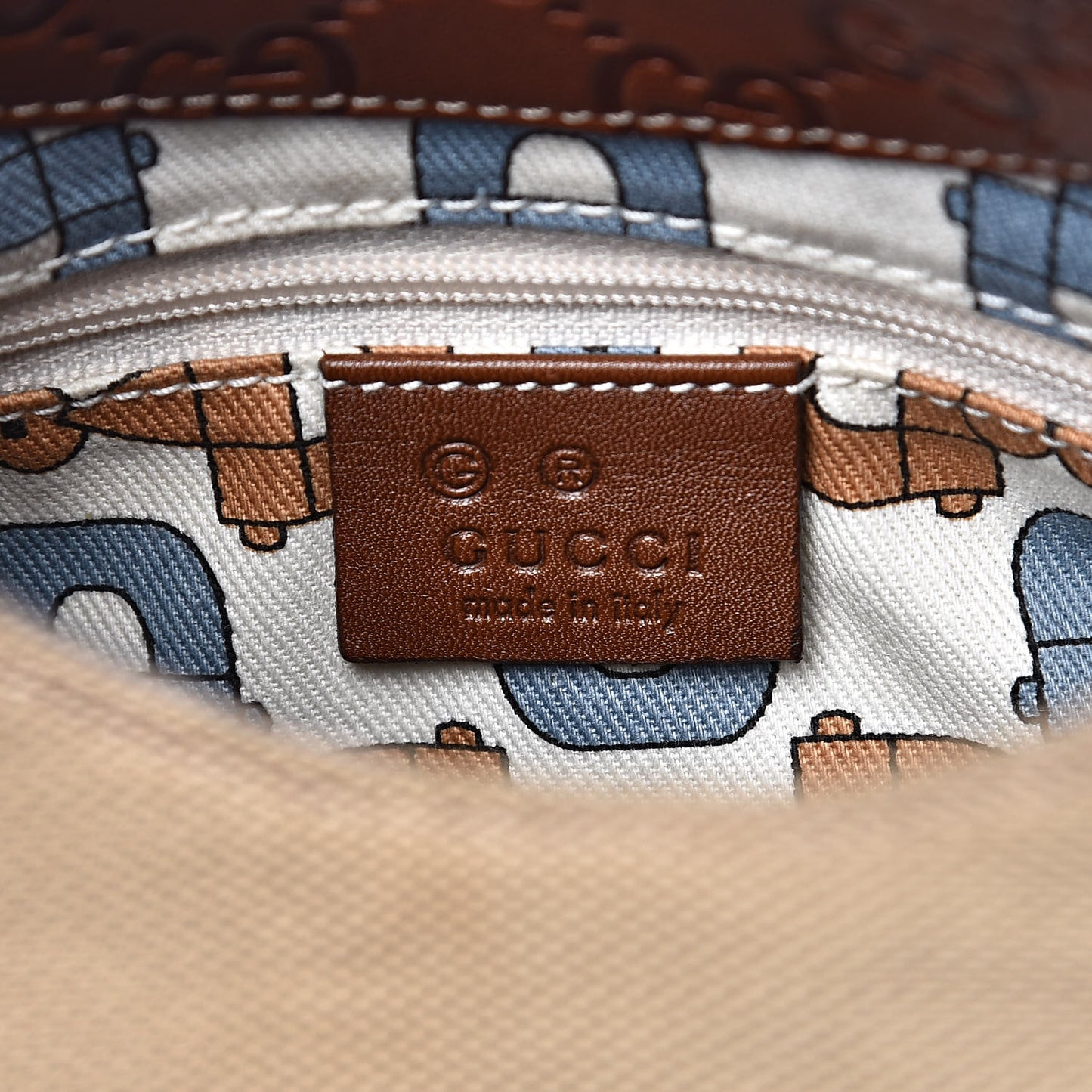 Canvas Guccissima Hobo Brown