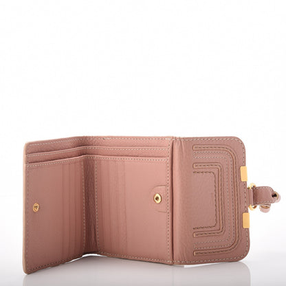 Chloe Grained Calfskin Marcie Square Wallet Anemone Pink 6 of 9