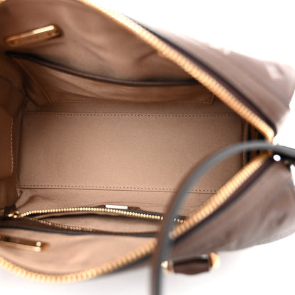 MCM Calfskin Ottomar Monogram Essential Boston Bag Chestnut 5 of 9