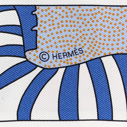Hermes Silk Factory Suite Twilly Bleu Rose Mordore 3 of 4