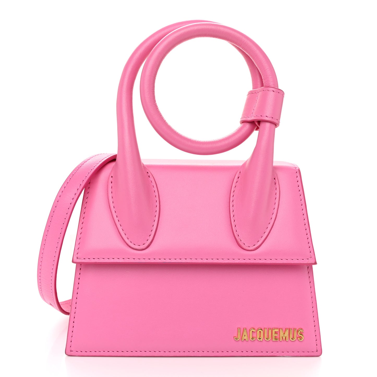 Smooth Calfskin Le Chiquito Noeud Pink