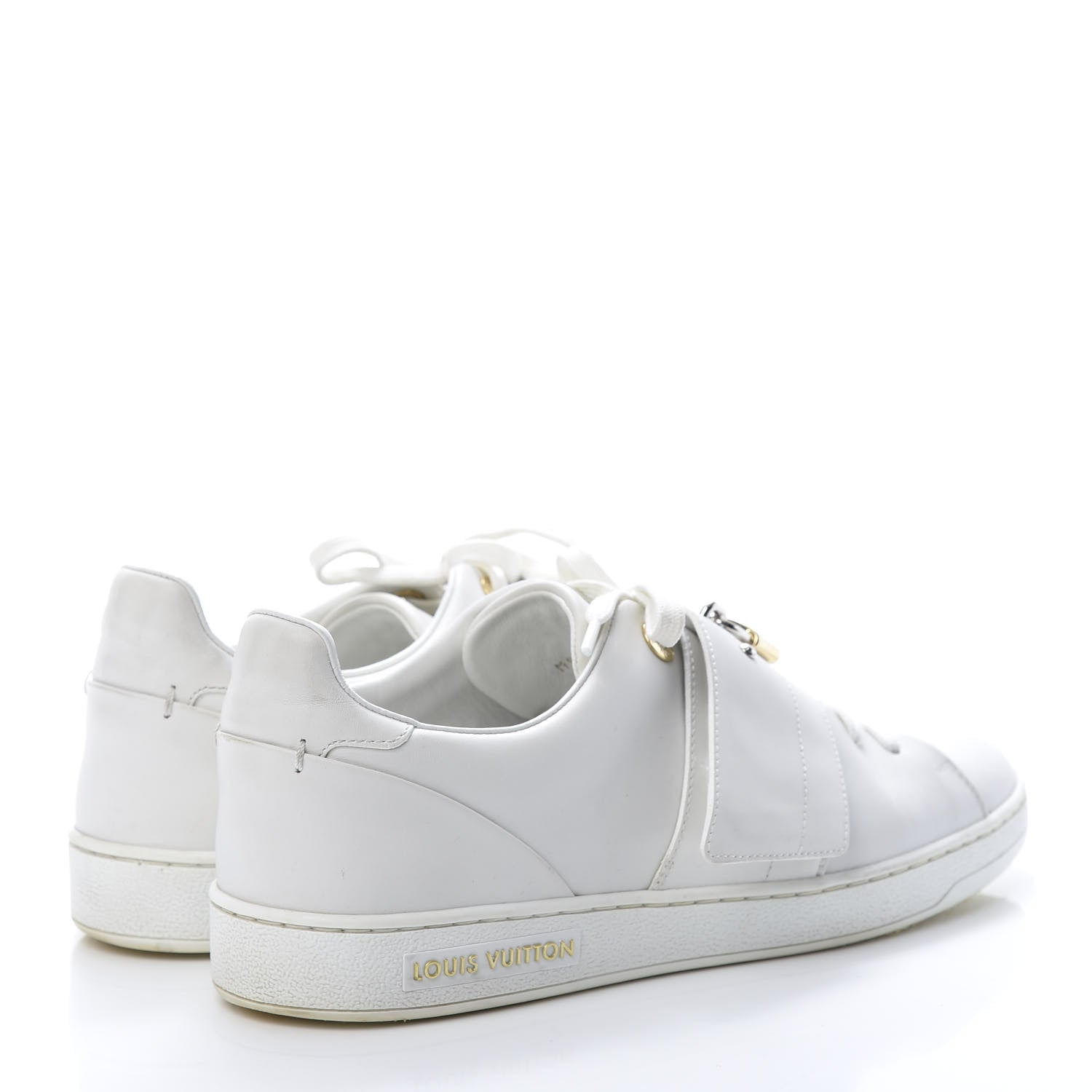 Louis Vuitton Calfskin Front Row Sneaker 38.5 White 4 of 14