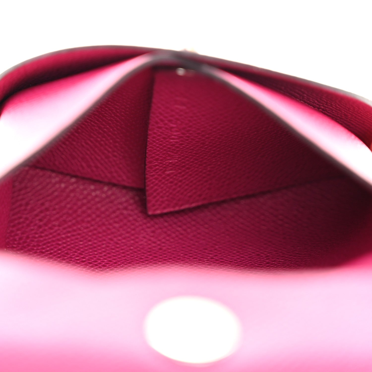 Hermes Epsom Bastia Coin Purse Rose Pourpre 10 of 14
