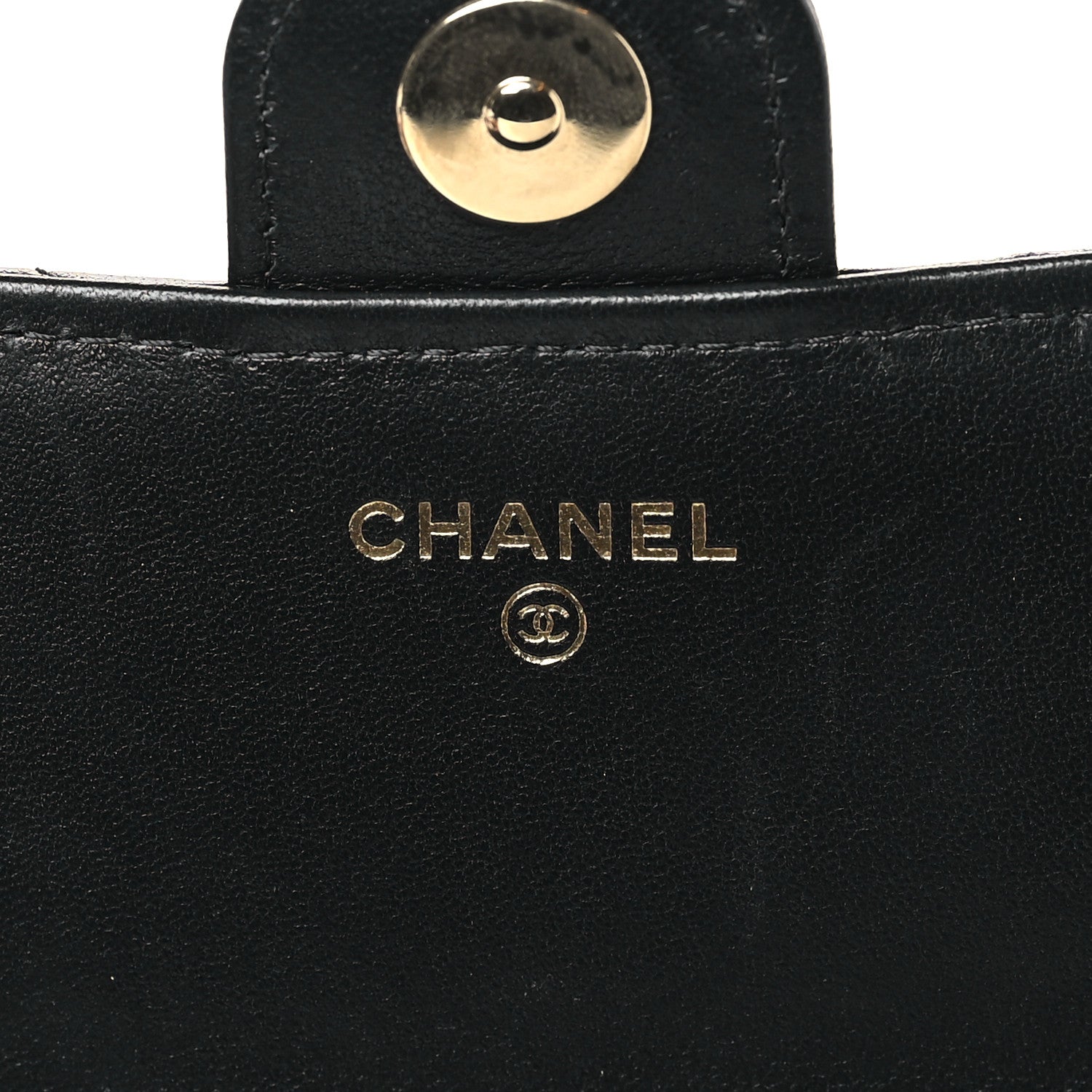 Chanel Lambskin Quilted Flap Phone Holder With Chain Black 6 of 11