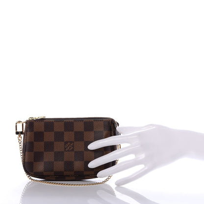 Louis Vuitton Damier Ebene Mini Pochette Accessories 2 of 8