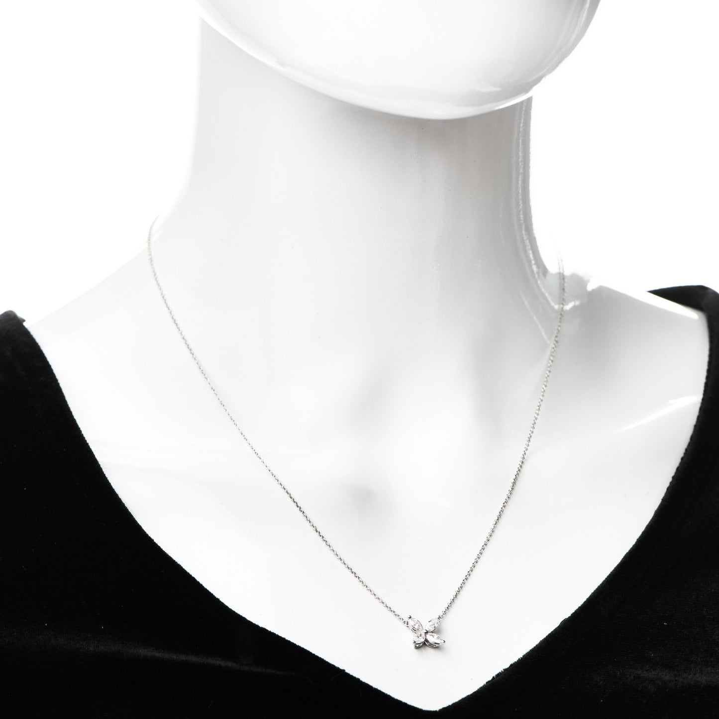 Platinum Diamond Medium Victoria Necklace