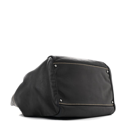 Chanel Lambskin Lax Accordion Shoulder Bag Black 4 of 12