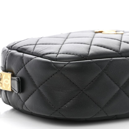 Chanel Lambskin Quilted Camera Bag Black 9 of 11
