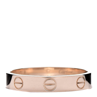 Cartier 18K Yellow Gold 3.5mm LOVE Wedding Band Ring 55 7.25 1 of 4