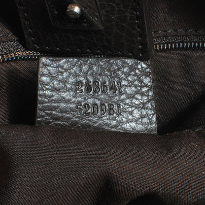 Gucci Nylon Monogram Medium Abbey Convertible Tote Dark Brown 7 of 8