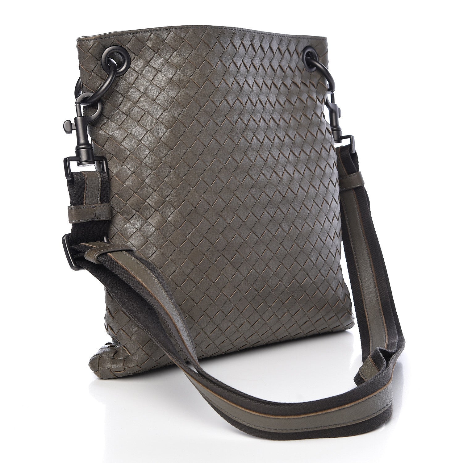 Bottega Veneta Nappa Intrecciato VN Crossbody Messenger Bag Shadow 3 of 10