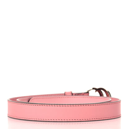 Gucci Moon Calfskin Palladium Double G 20mm Belt 75 30 Wild Rose 3 of 6