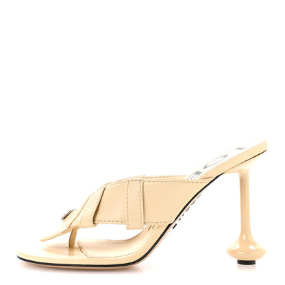 Loewe Goatskin Toy Panta Sandals 38 Oat Milk 1 of 9