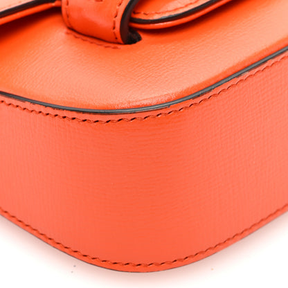 Gucci Azalea Calfskin Web Monochrome Horsebit 1955 Wallet On Strap Orange 9 of 10