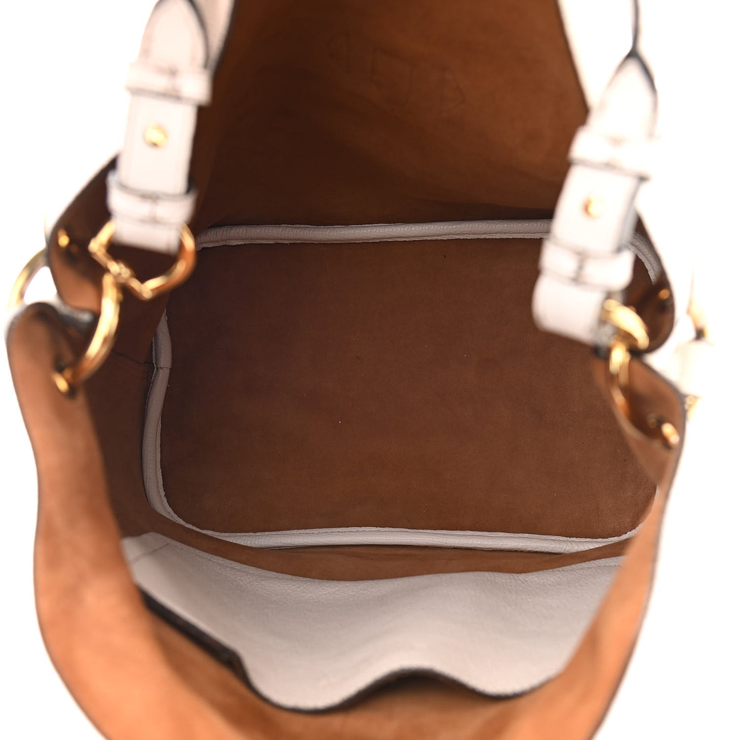 Grainy Calfskin Medium Sycamore Hobo White