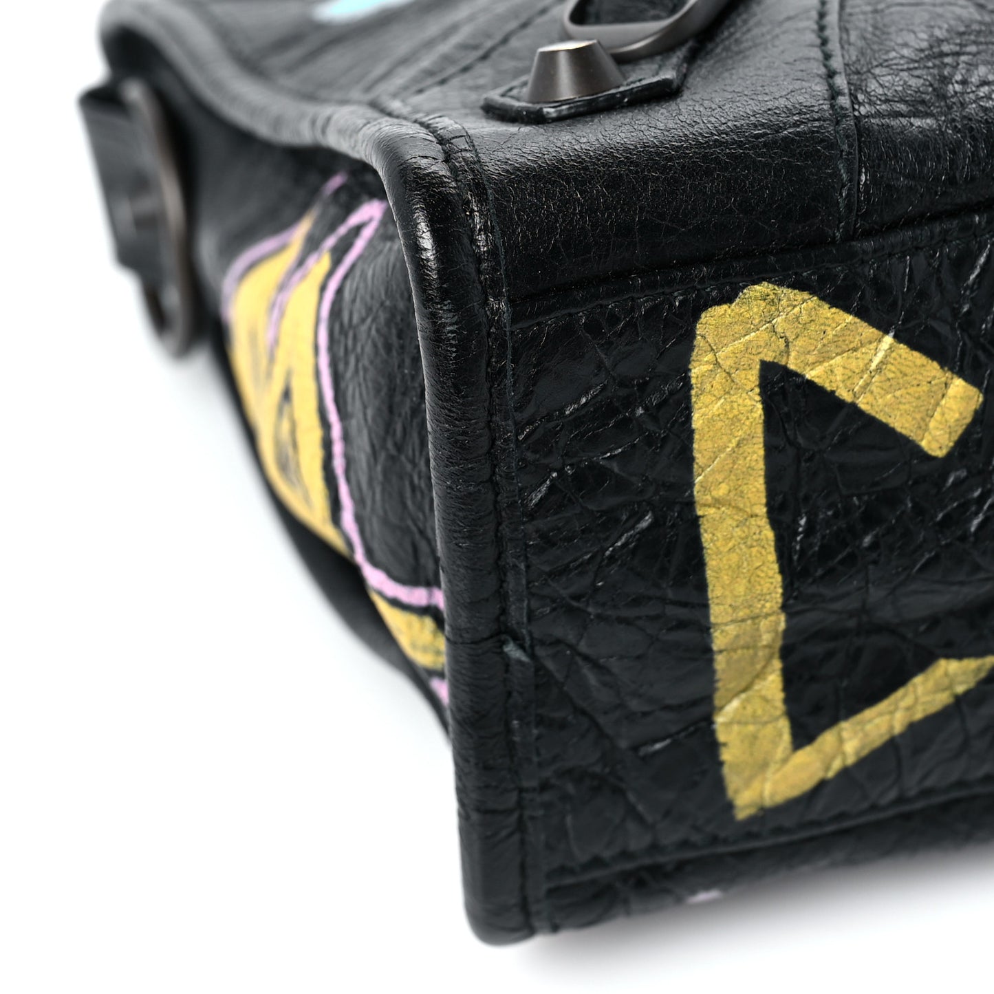 Agneau Graffiti All Over Classic Hardware S City Black Multicolor