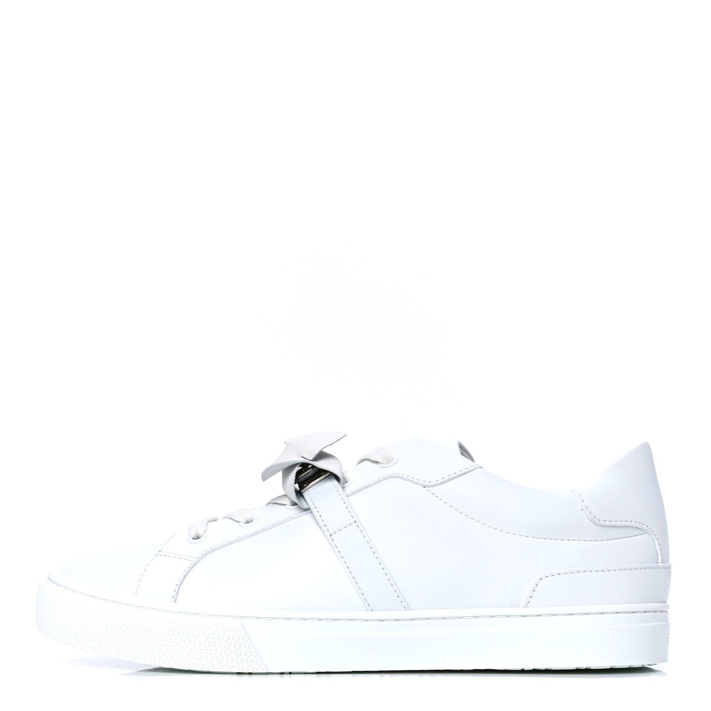 Calfskin Mens Day Sneakers 42 White