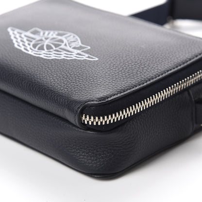 Christian Dior X AIR JORDAN Grained Calfskin Crossbody Blue 8 of 10