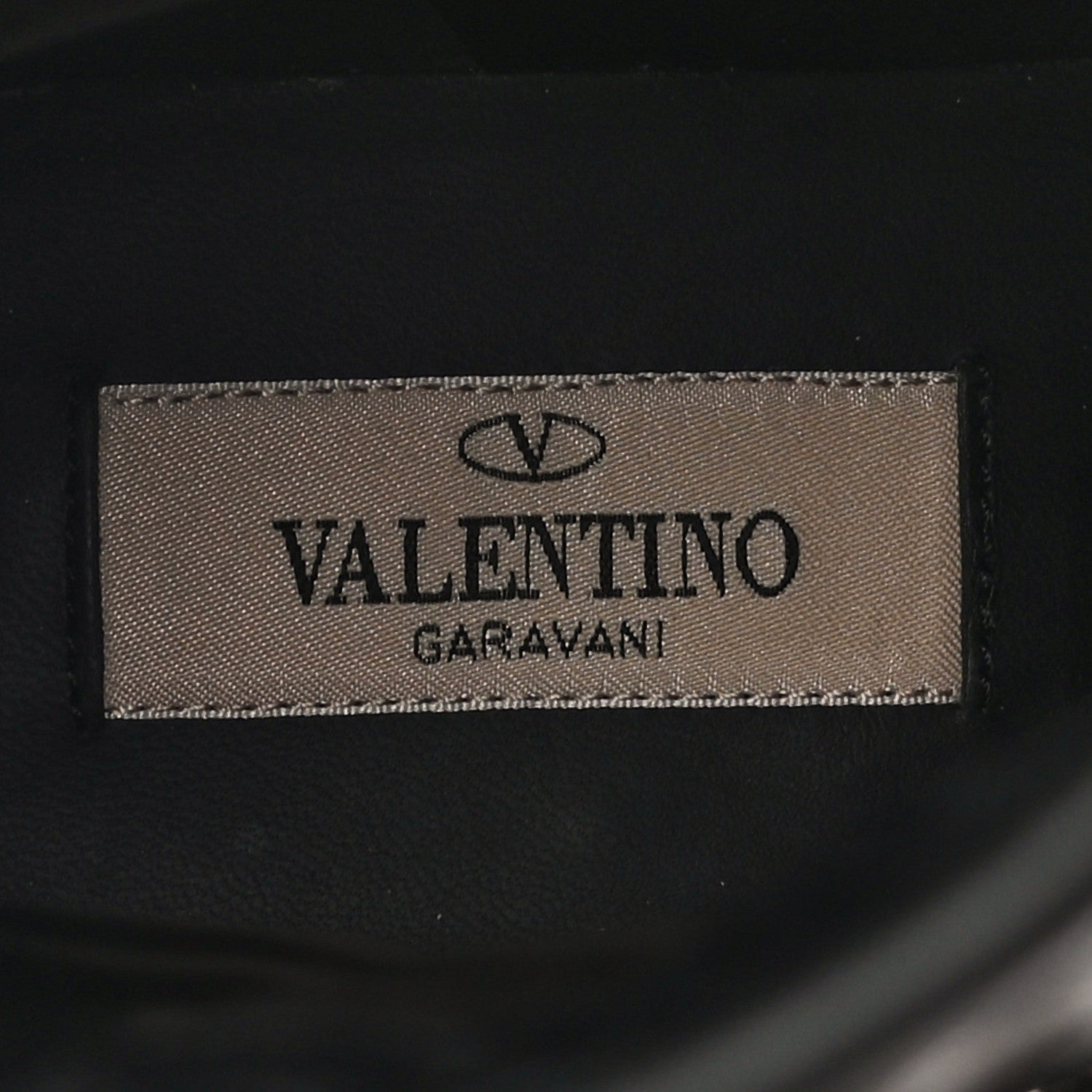 Valentino Garavani Calfskin Crackled Lambskin Rockstud Spike 20mm Biker Boots 37 Black 7 of 12