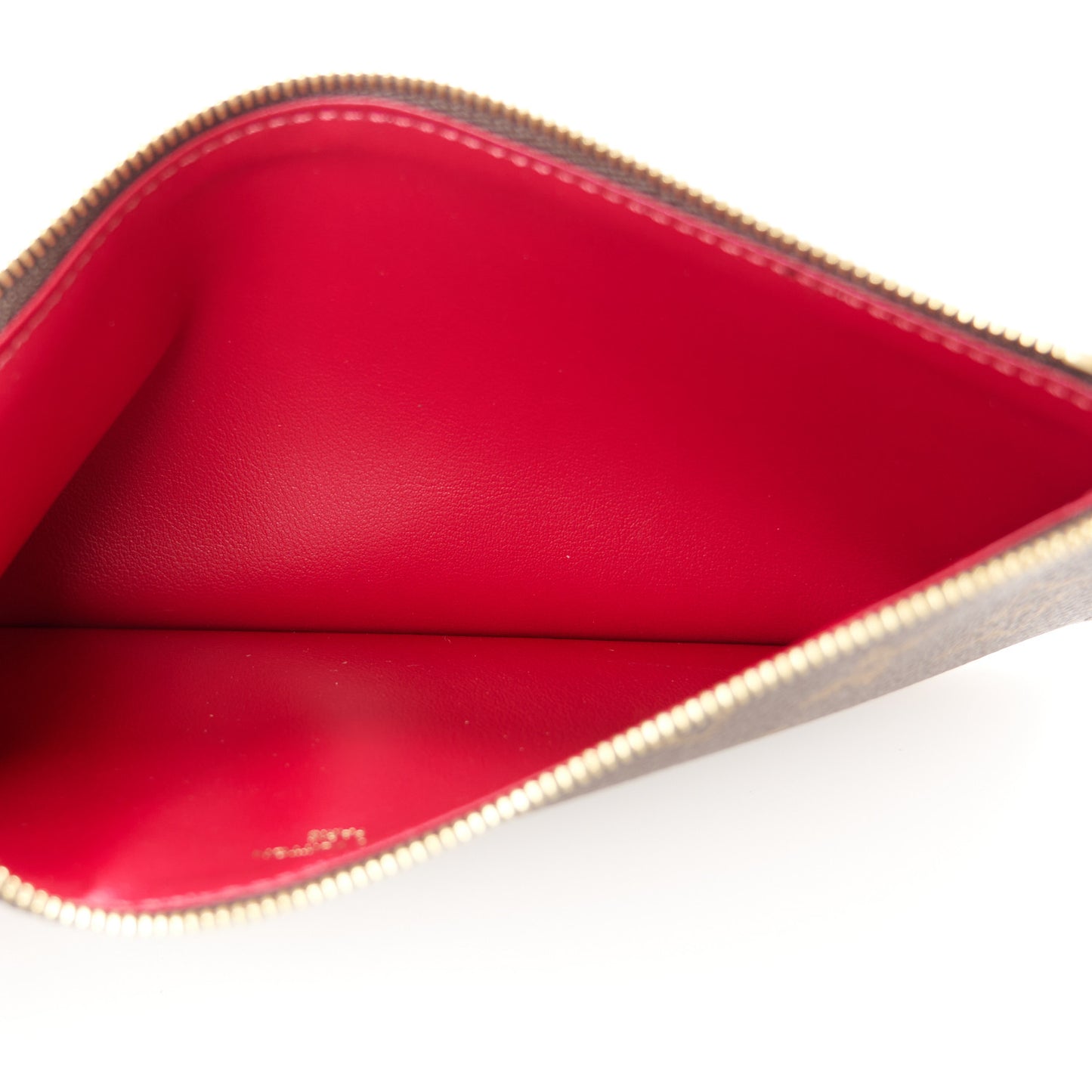 Monogram Pochette Felicie Chain Wallet Fuchsia