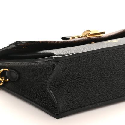 Louis Vuitton Damier Ebene Vavin Chain Wallet Black 8 of 9