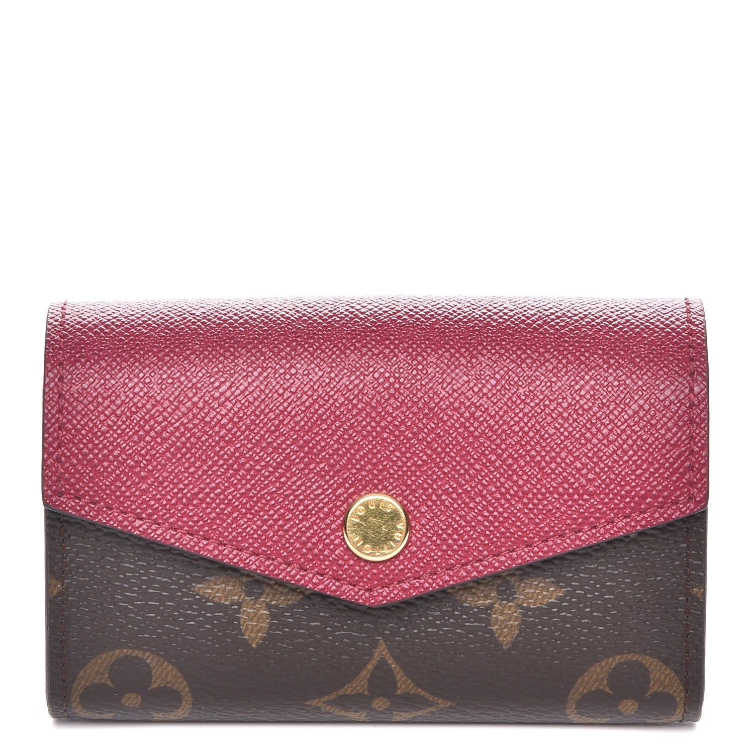Louis Vuitton Monogram Sarah Multicartes Fuchsia 1 of 8