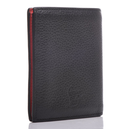 Christian Louboutin Calfskin Spiked Bi-Fold Wallet Black 3 of 17