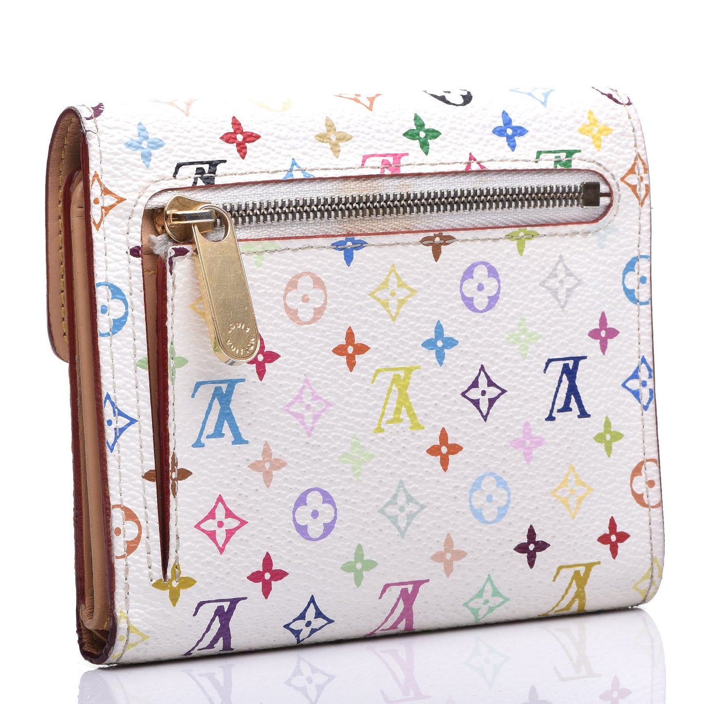 Monogram Multicolor Koala Wallet White
