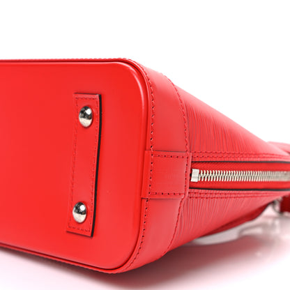 Louis Vuitton Epi Alma BB Castillan Red 10 of 10