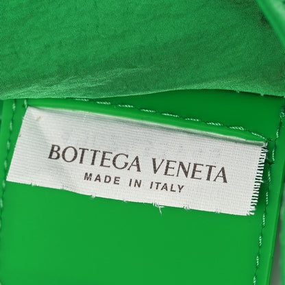 Bottega Veneta Paper Calfskin Maxi Intreccio Small Cassette Crossbody Bag Grass 7 of 11