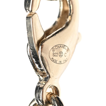 Chanel Metal Long Necklace Gold Black 7 of 8