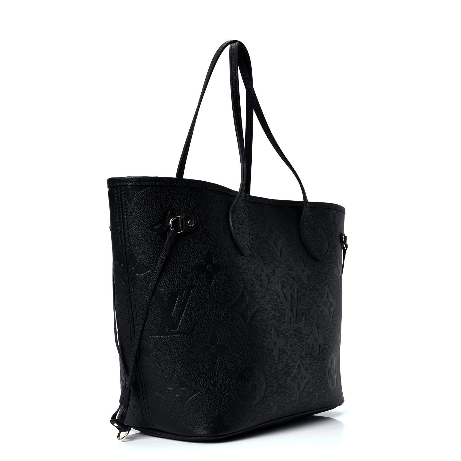 Louis Vuitton Empreinte Monogram Giant Neverfull MM Black 2 of 4