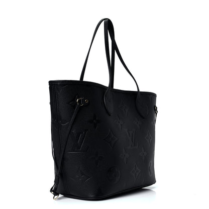 Louis Vuitton Empreinte Monogram Giant Neverfull MM Black 2 of 4