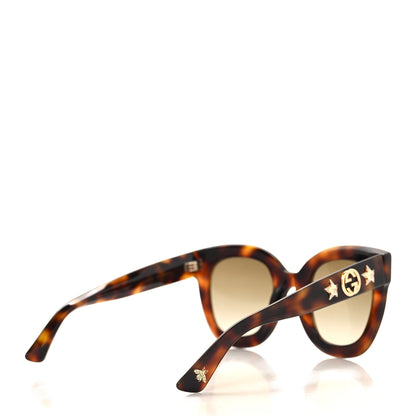 Gucci Round Frame Star Sunglasses GG0208S Tortoise 4 of 6