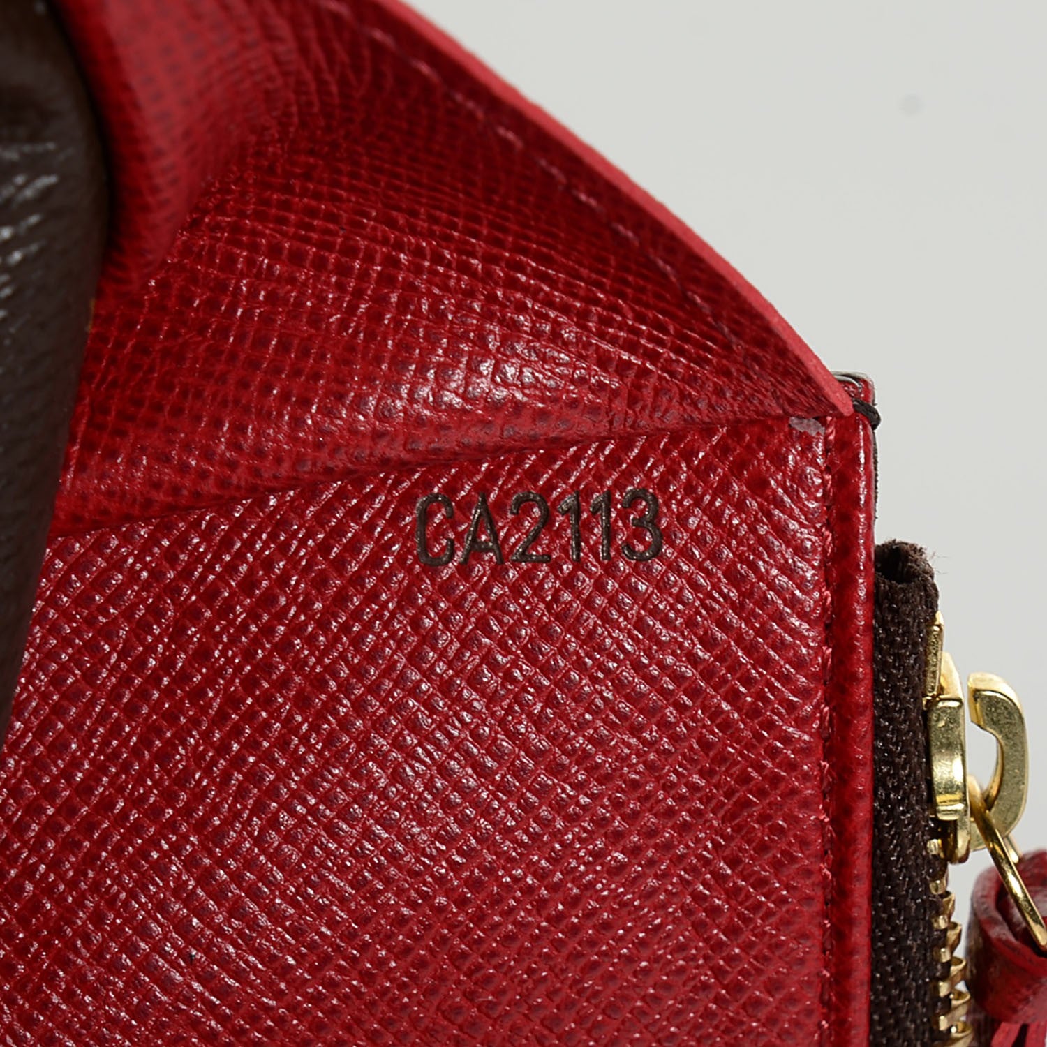 Louis Vuitton Monogram Emilie Wallet Red 7 of 7