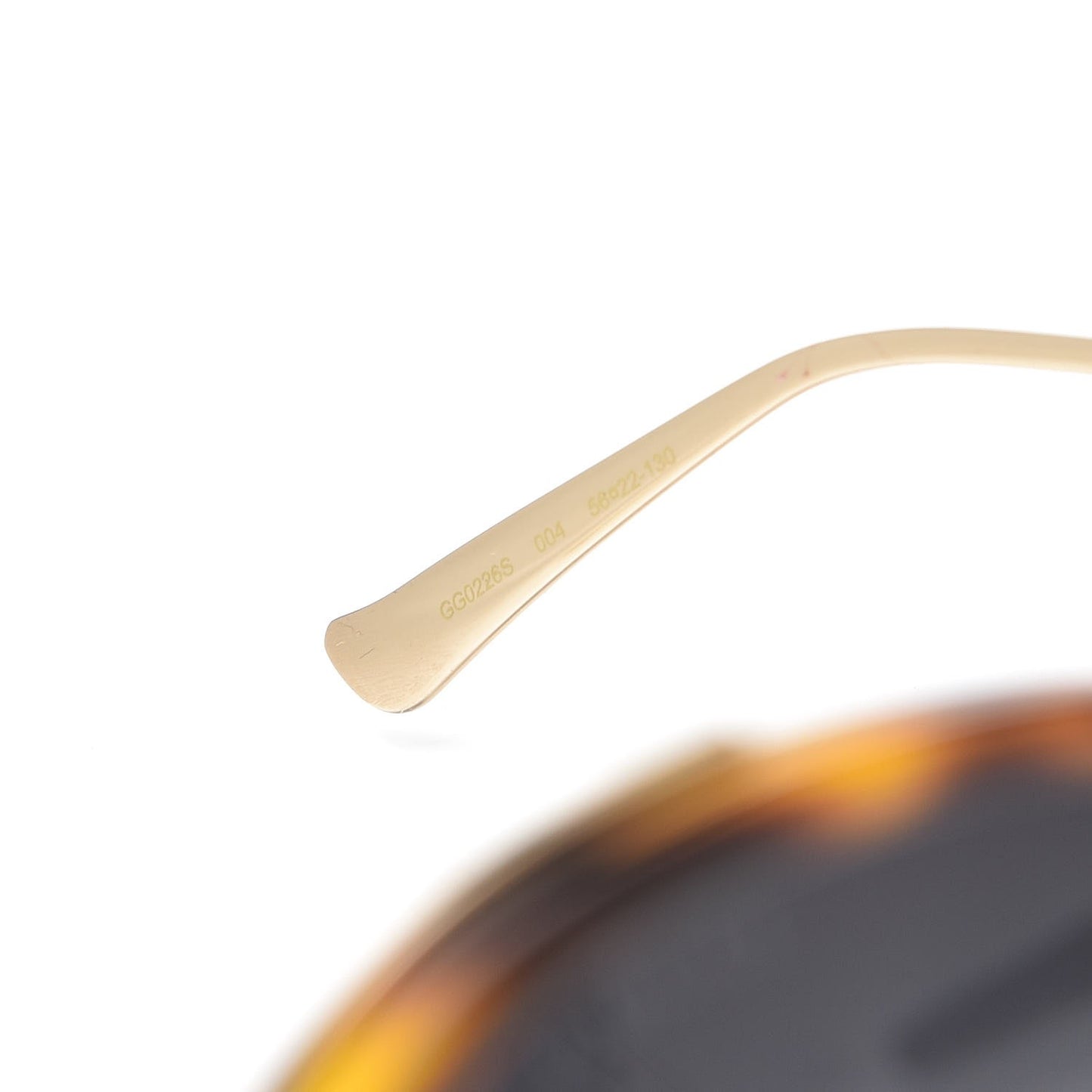Round Frame Injected GG0226S Sunglasses Tortoise