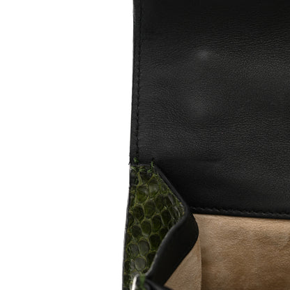 Gucci Snakeskin Medium Dionysus Shoulder Bag Green 14 of 17