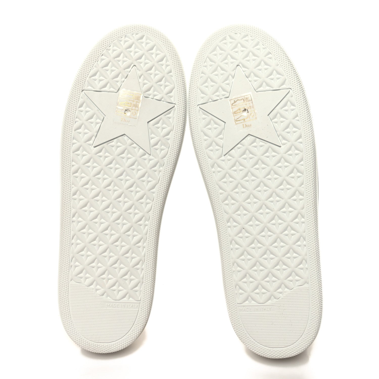 Christian Dior Canvas Oblique Embroidered Womens Solar Slip On Sneakers 39.5 Grey Stone 5 of 9