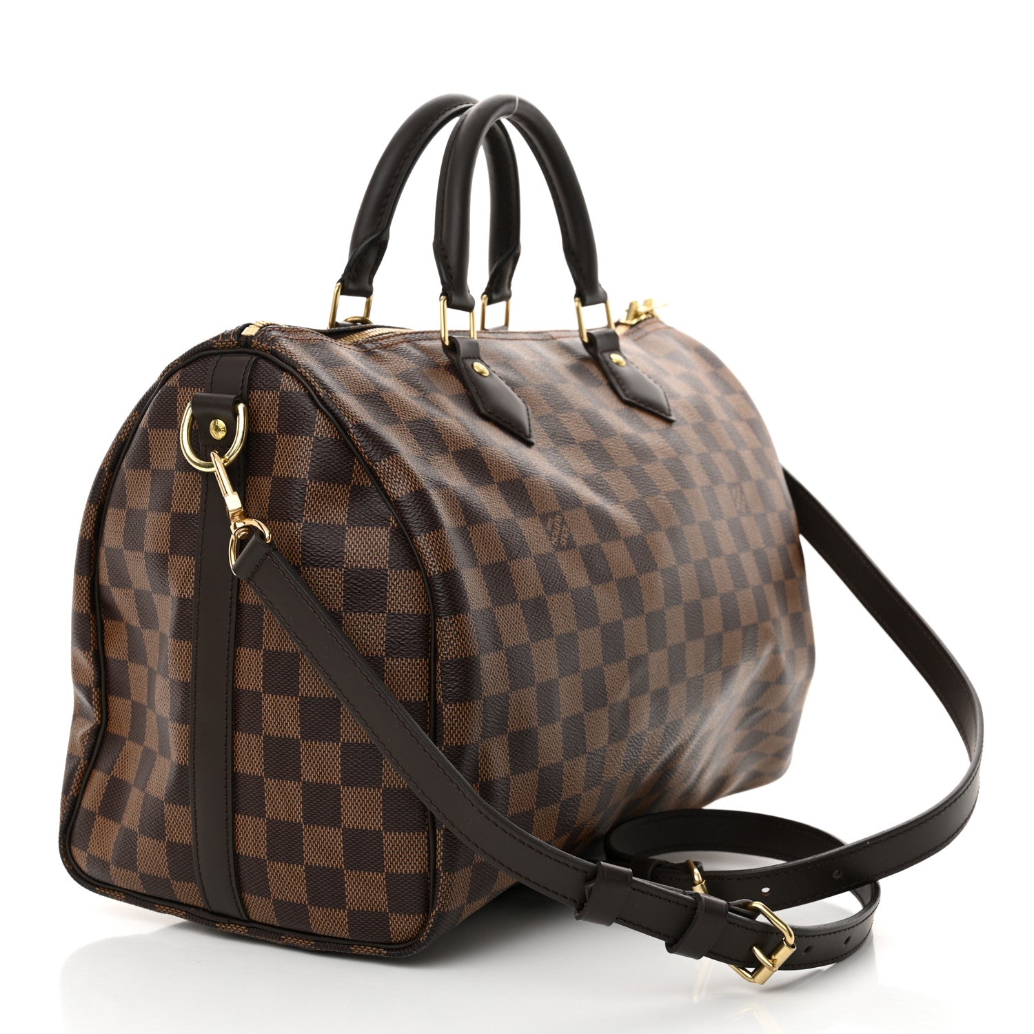Louis Vuitton Damier Ebene Speedy Bandouliere 35 3 of 12
