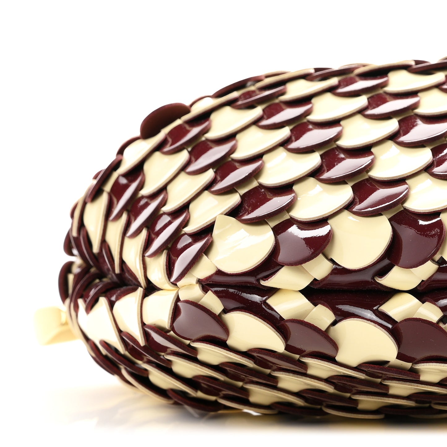 Patent Nappa Small Sardine Bag Barolo Camo