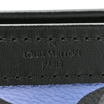 Louis Vuitton Monogram Eclipse Sunrise Room With A View Gaston Wearable Wallet Blue Purple 9 of 13