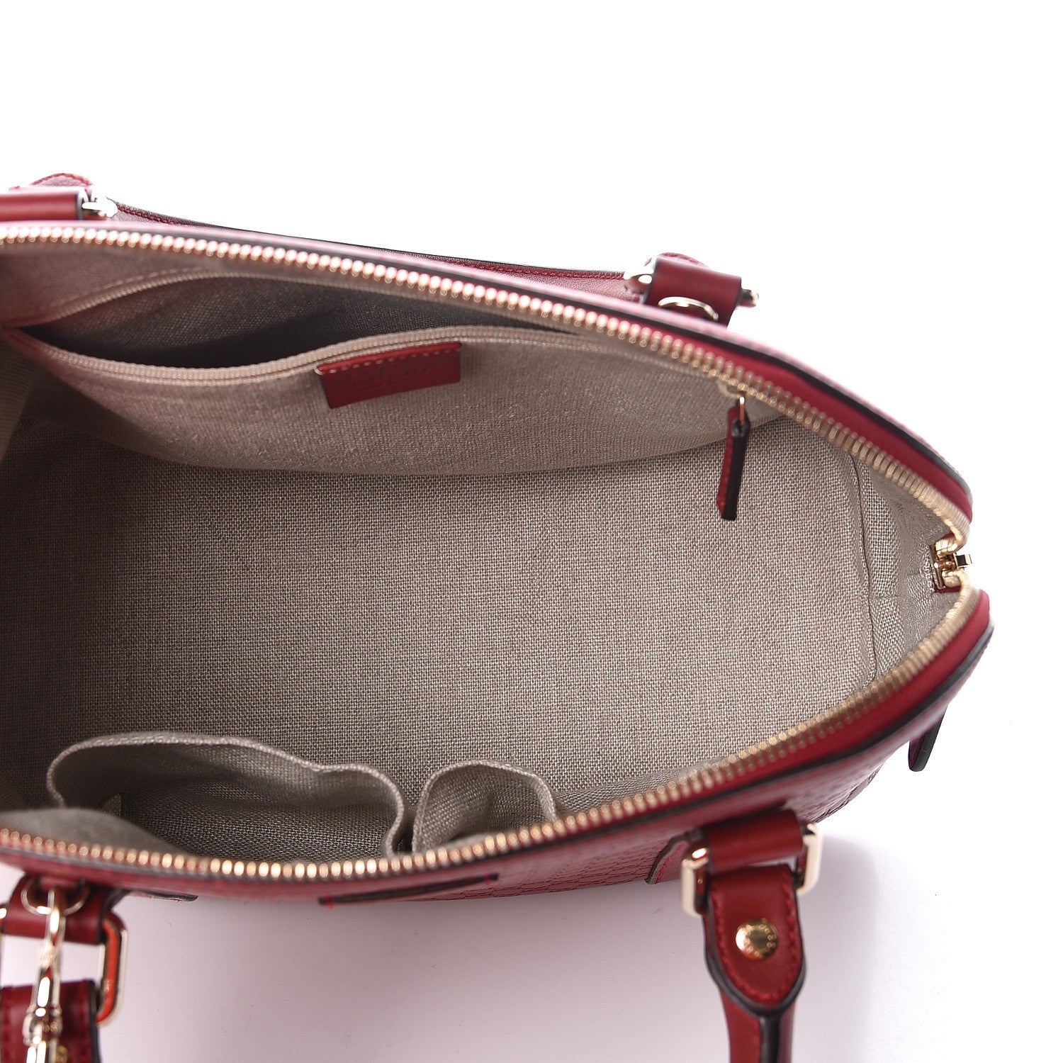 Gucci Microguccissima Medium Dome Bag Red 5 of 10