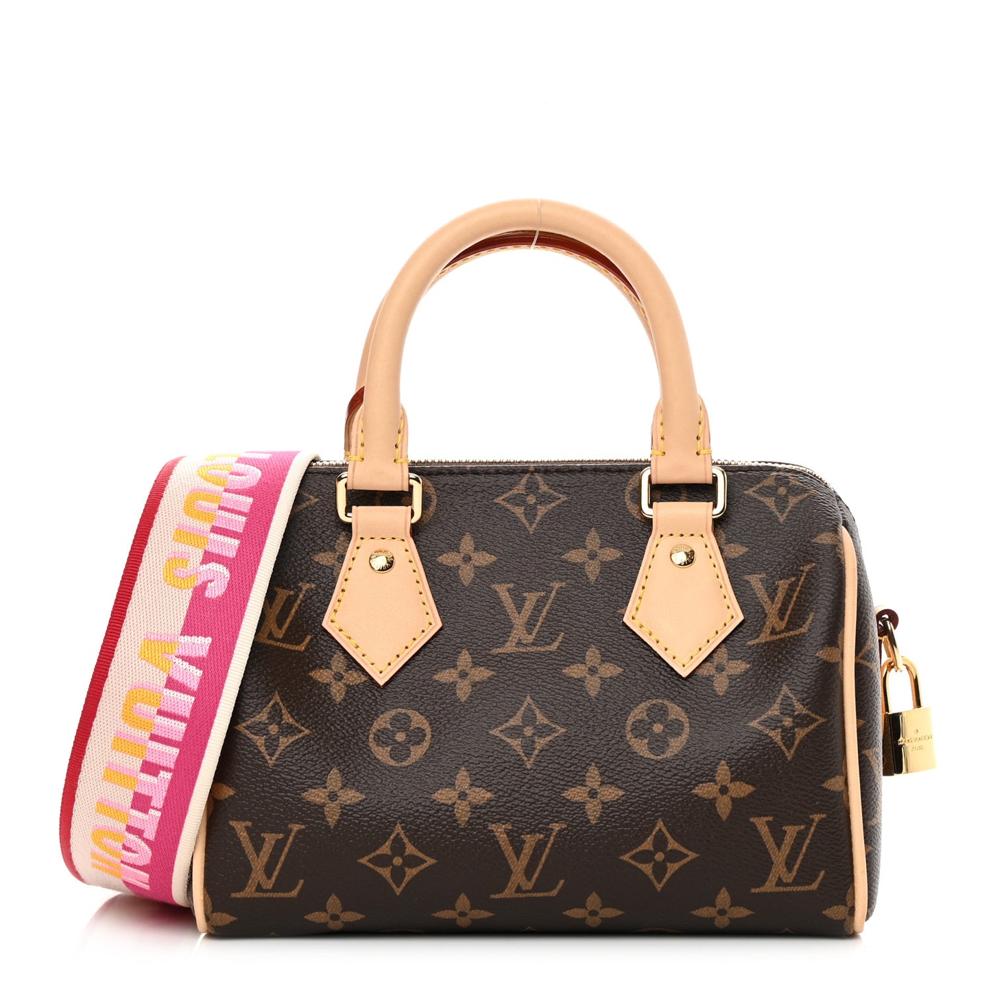Monogram Speedy Bandouliere 20 Fuchsia