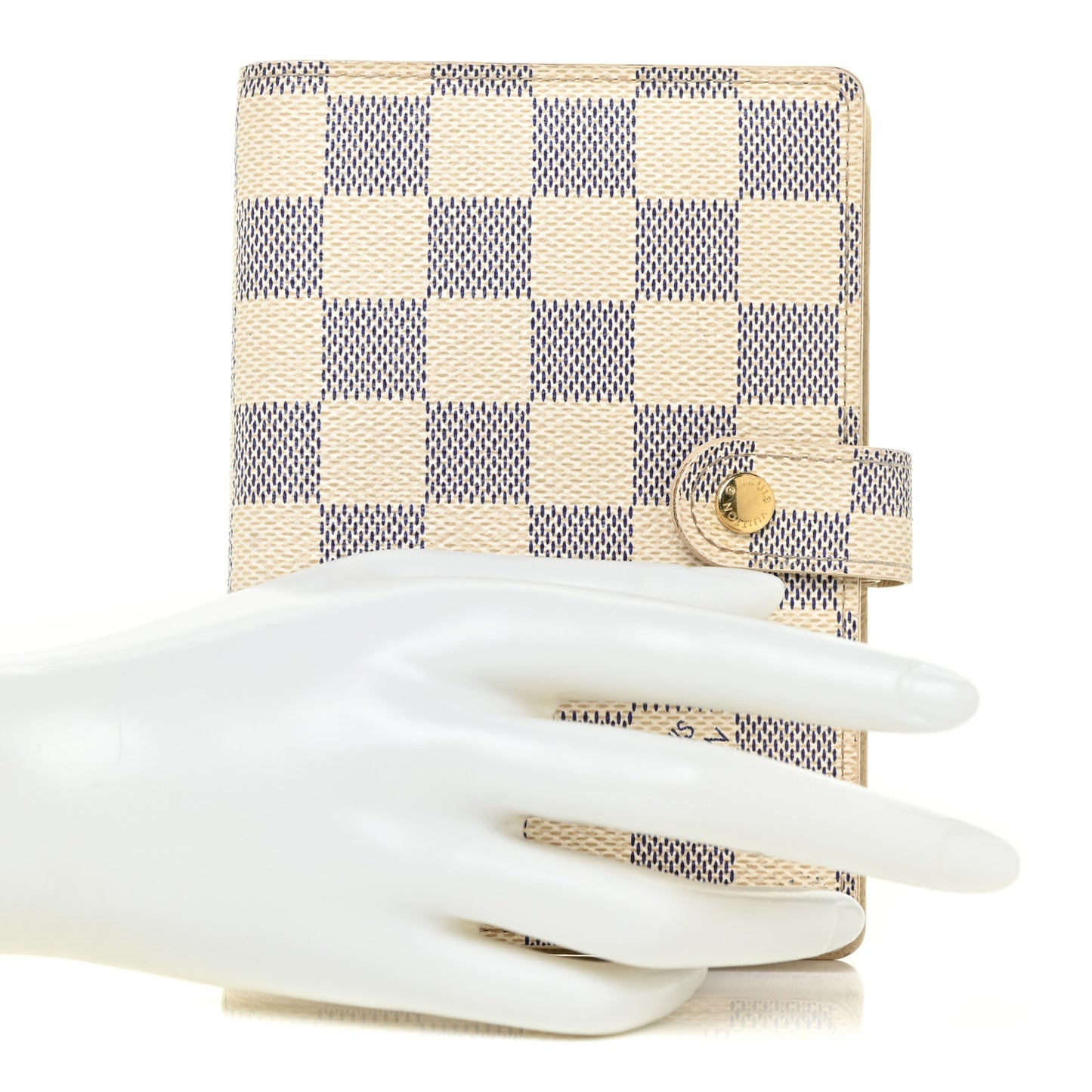 Damier Azur Small Ring Agenda Cover