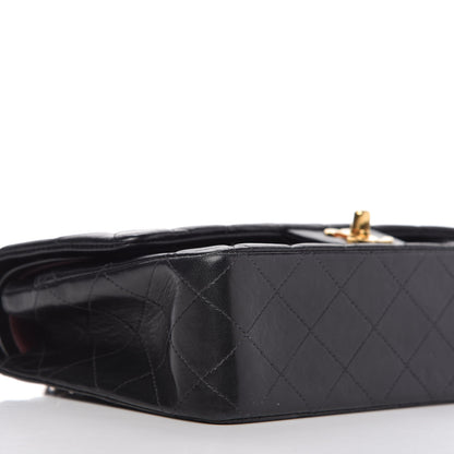 Chanel Lambskin Quilted Medium Double Flap Black 6 of 10