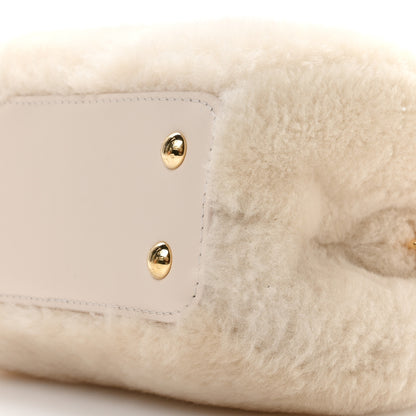 Louis Vuitton Shearling Caousnow Capucines Cream 9 of 9