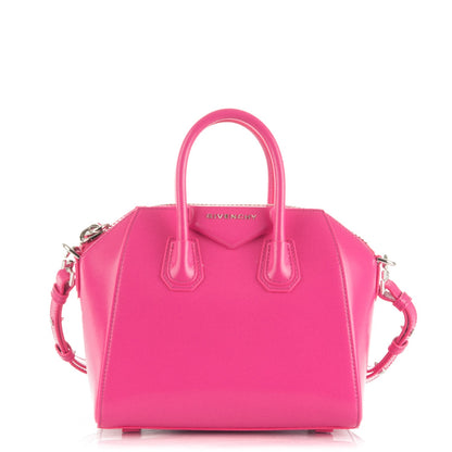 Givenchy Shiny Lord Calfskin Mini Antigona Shocking Pink 1 of 7
