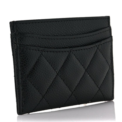 Chanel Caviar Quilted Card Holder Black 3 of 8